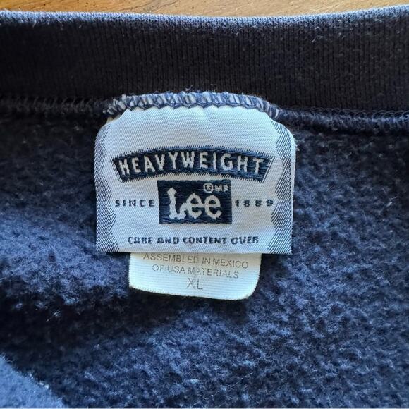 Vintage 90’s Lee Heart Patch Sweatshirt Cardigan - Picture 4 of 4